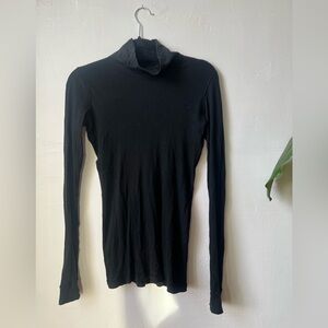 Rick Owens Drkshdw Ribbed Turtleneck Long Sleeve T-shirt